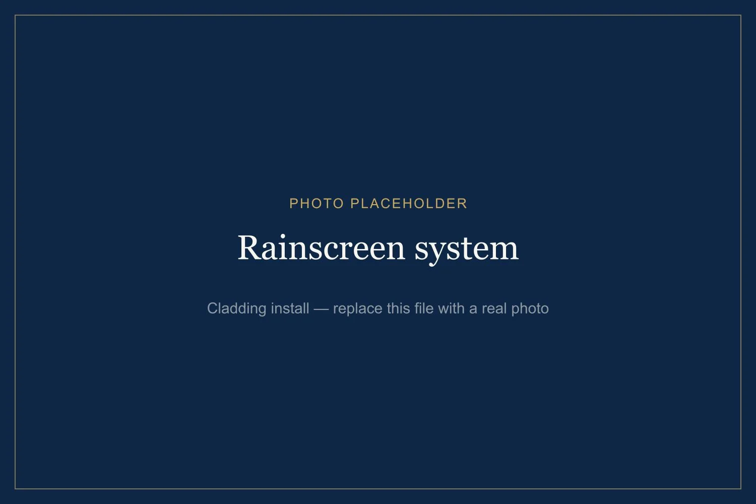 Rainscreen system by Awesense Exterior — example of our work