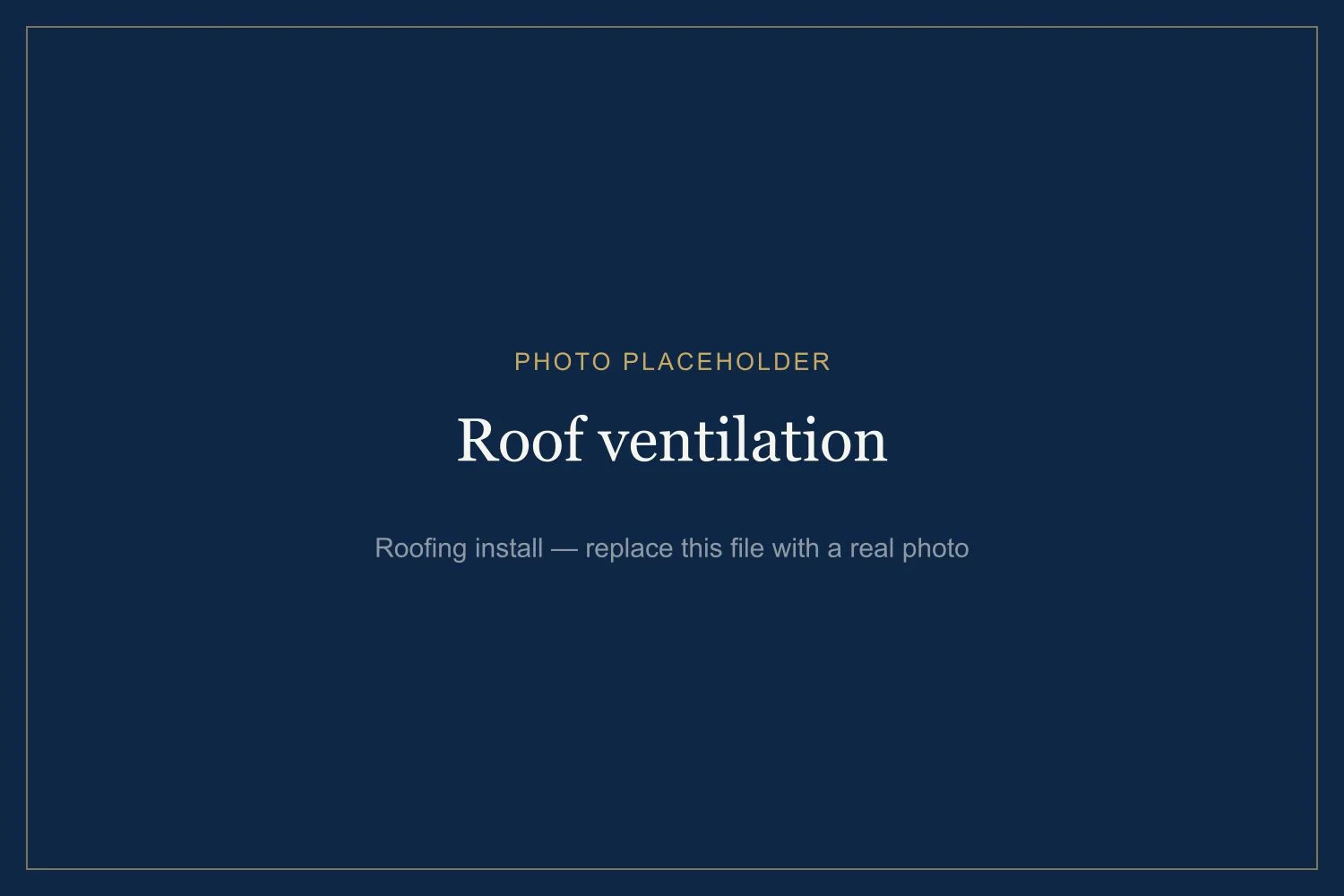 Roof ventilation by Awesense Exterior — example of our work