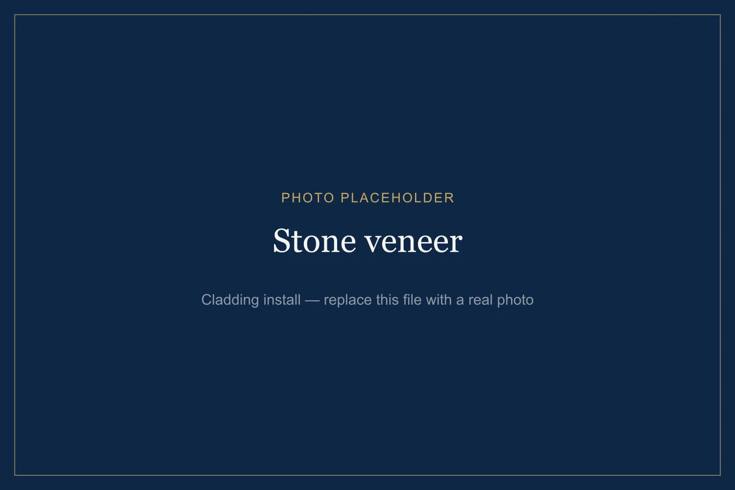 Stone veneer by Awesense Exterior — example of our work