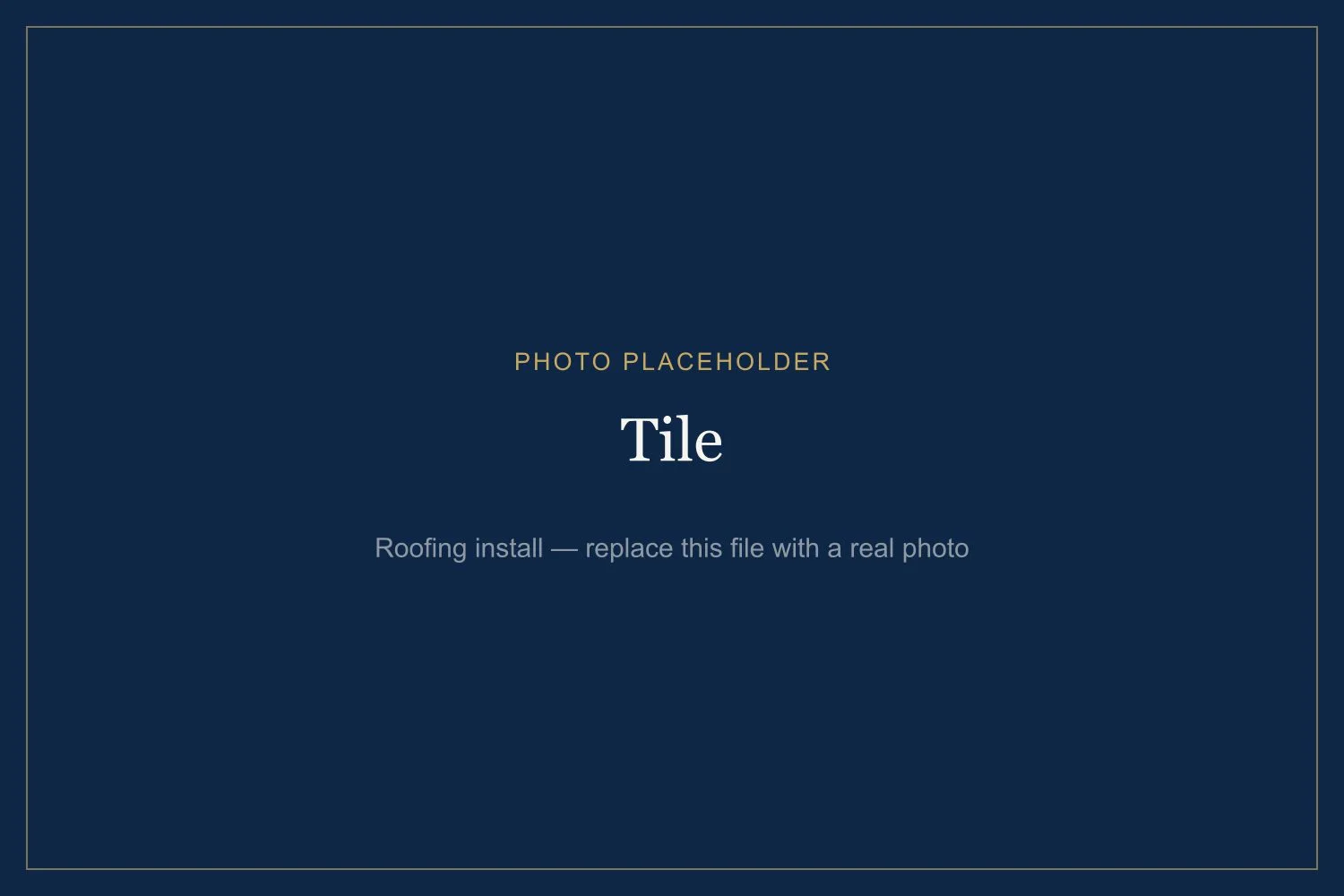 Tile by Awesense Exterior — example of our work