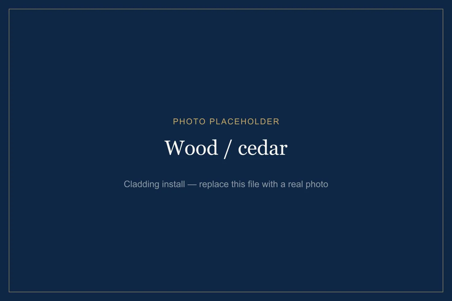 Wood / cedar by Awesense Exterior — example of our work